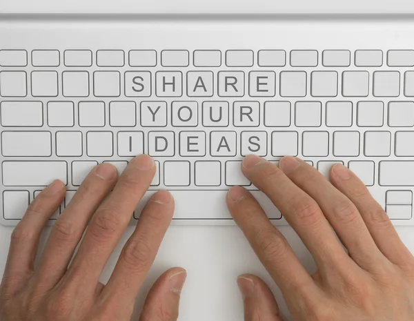 Share your ideas concept — Stock Photo, Image