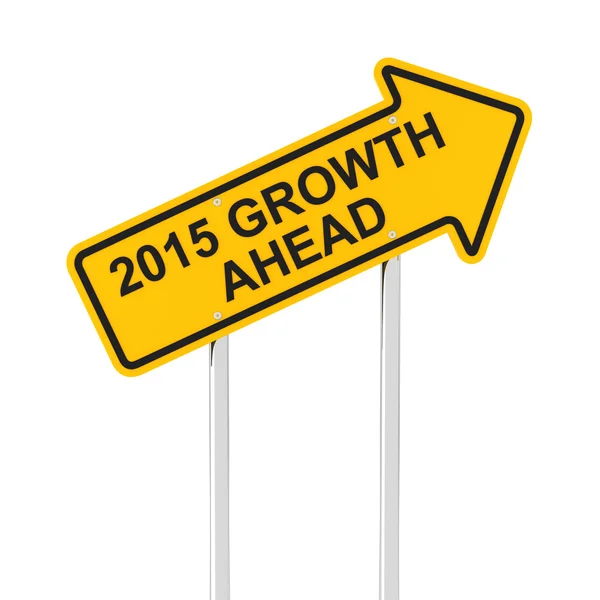 Попереду зростання 2015 — стокове фото