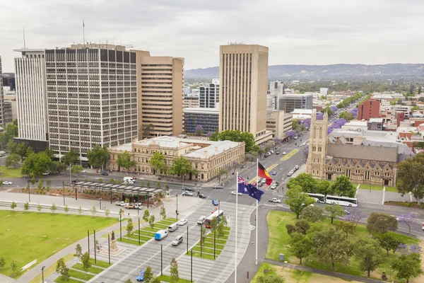 Vista da cidade de Adelaide na Austrália durante o dia — Fotografia de Stock