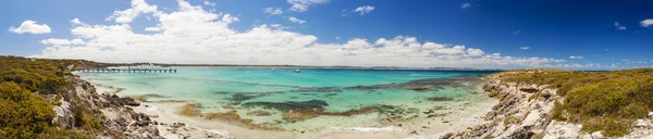 Panorama van Vivonne Bay op Kangaroo-eiland, Zuid-Australië — Stockfoto