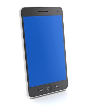 Genel ince smartphone, 3d render