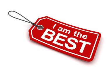 Benim en iyi etiketi, 3d render