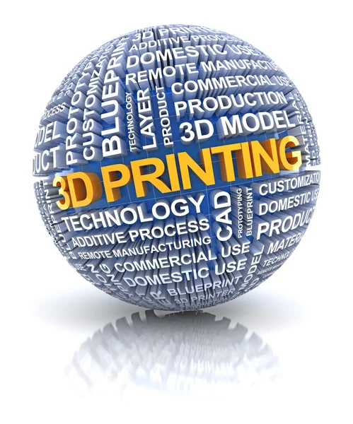 3d printing icon — Stock Photo, Image