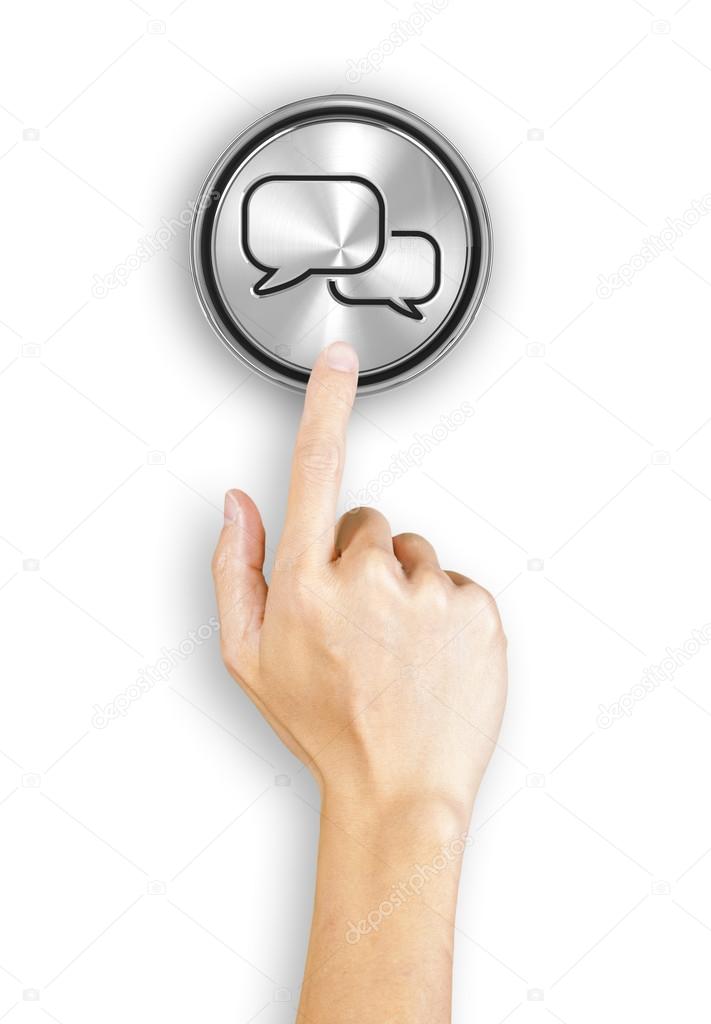 Clicking a chat button