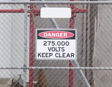 Aşırı yüksek gerilim işareti