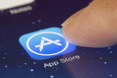 Bir ipad App Store ikonuna tıklayarak