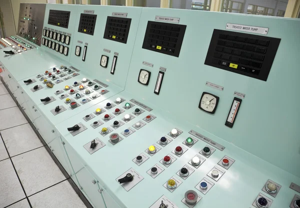 Control room του σταθμού επεξεργασίας νερού — Φωτογραφία Αρχείου