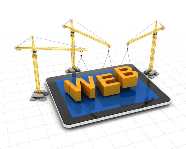 Constructing website — Stock Photo, Image