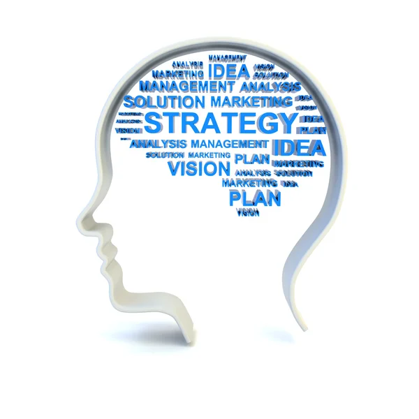 Concepto de estrategia empresarial — Foto de Stock