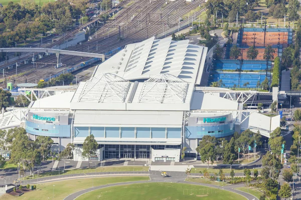 Vista aérea de Hisense Arena en Melbourne — Foto de Stock