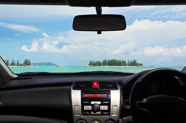 Drive to the beach — Stock Photo, Image