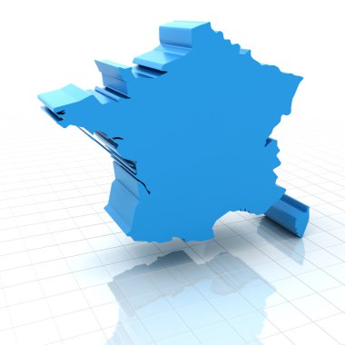 Haddelenmiş Fransa Haritası