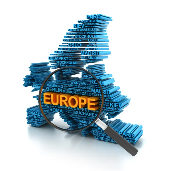 Analýza Evropa — Stock fotografie