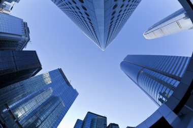 Hong Kong 'da gökdelenler