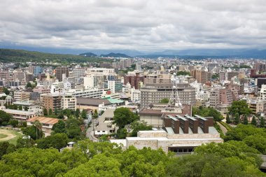 Kumamoto city in Japan clipart