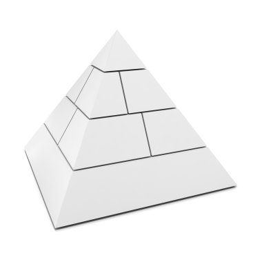 Boş 3d piramit