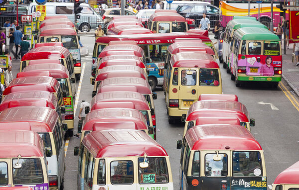 Minibuses in Hong Kong