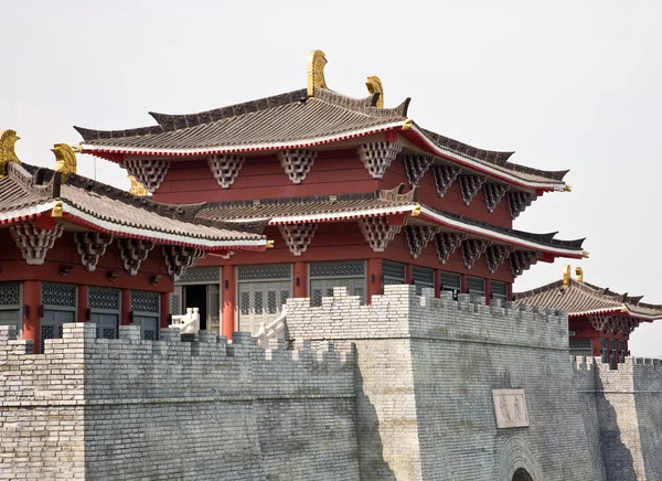 Paviljoens en oude Chinese verrijking — Stockfoto