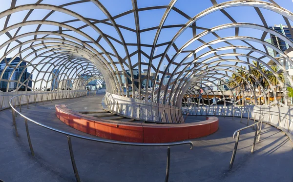 Pont Webb dans Docklands, Melbourne — Photo