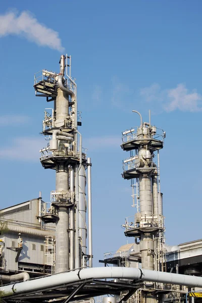 Chimneys of industrial plant — Stockfoto