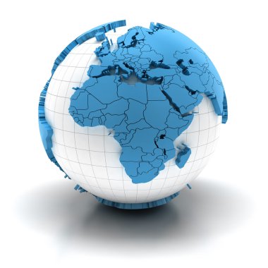 Küre ile haddelenmiş kıta, Avrupa ve Afrika bölgesi