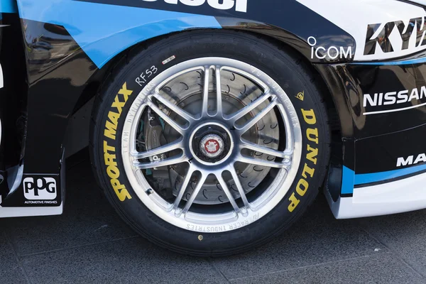 Rueda de coche de carrera — Foto de Stock