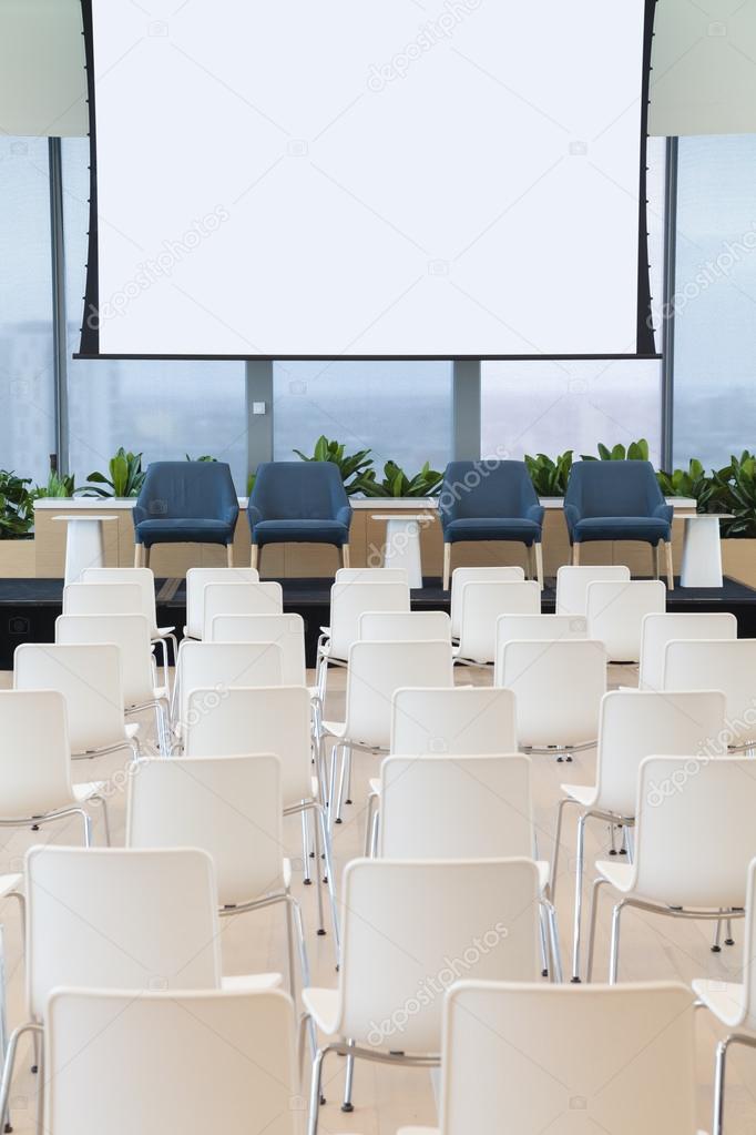 Empty seminar room