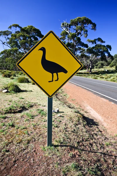 Cape Barren Goose road sign — Stock Photo, Image