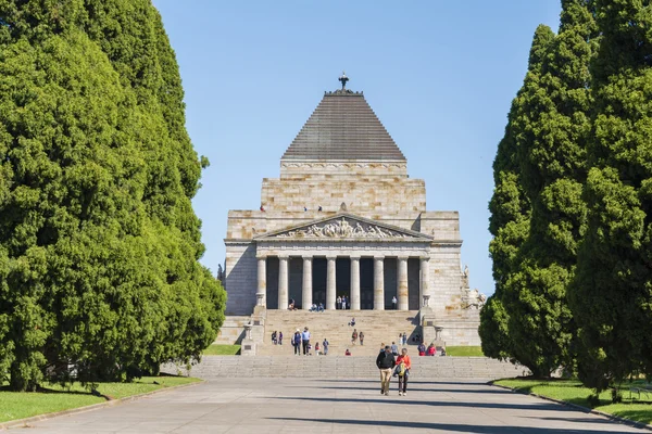 Shrine of Remembrance in Melbourne — Stock Photo, Image