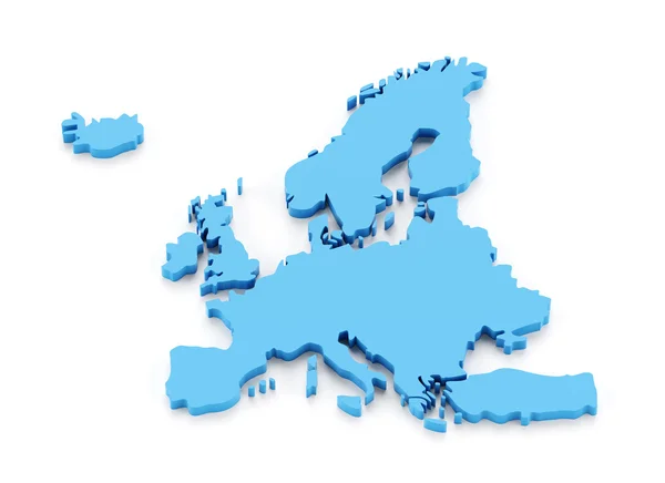 Karta över Europa — Stockfoto