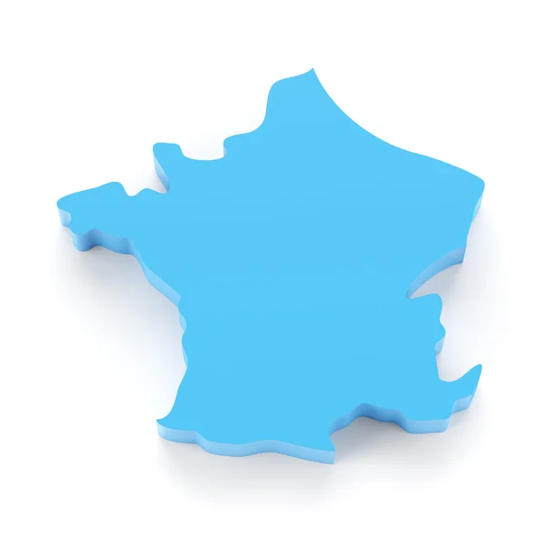 フランス地図 — ストック写真