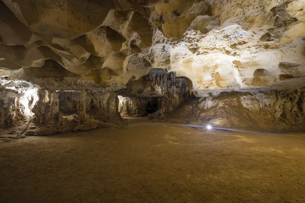 Inside a limestone cave — Stock Photo, Image