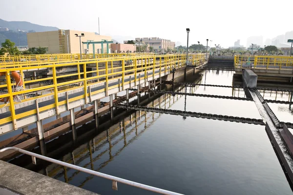 Kanalizasyon arıtma tesisi — Stok fotoğraf