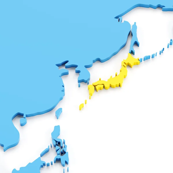 Map of Japan — Stock Photo, Image