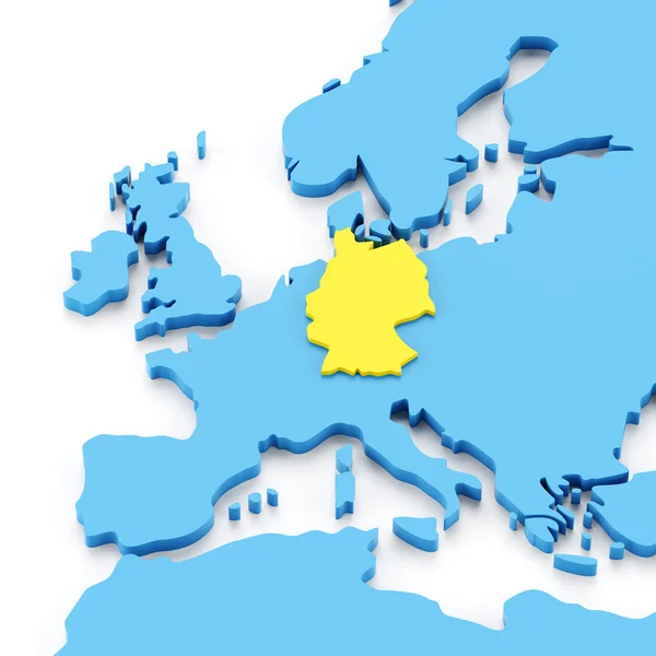 Map of Germany — Stock Photo, Image