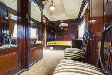 Lüks vintage tren vagonu