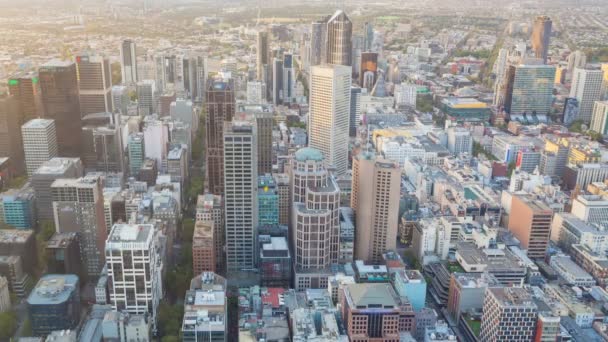 Timelapse vídeo de uma cidade de dia para noite — Vídeo de Stock