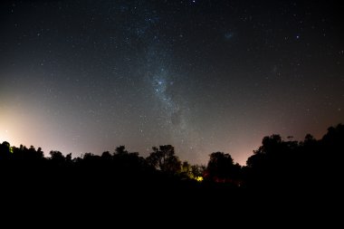 Mllky yol üzerinde bir kamp