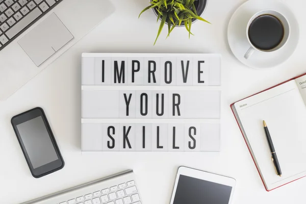 Improve your skills concept — Stock Photo, Image