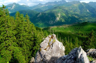 Derin Vadi manzaralı güzel dağ manzarası