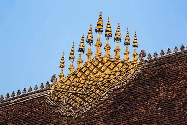 Temple Roof Architecture - Luang Prabang, Laos — Stock Photo, Image