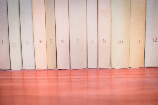 Books with numbers — Stock Photo, Image