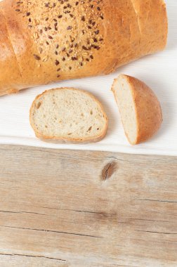 Ekmek ekmek tahıl ve dilimleri ile