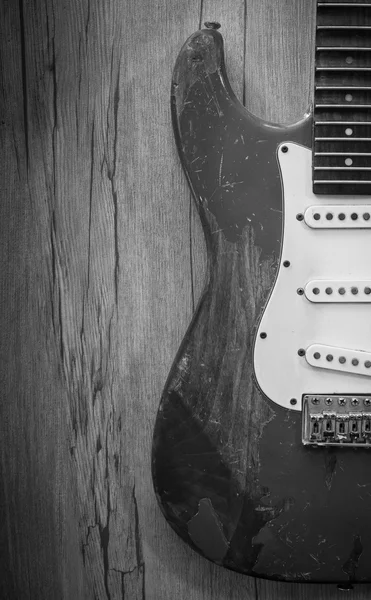 Stará elektrická kytara — Stock fotografie