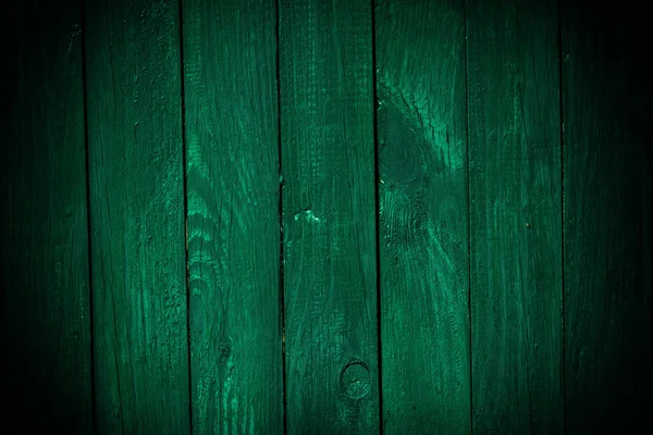 Dark green wooden background — Stock Photo, Image