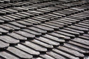 Traditional wooden roof tile 