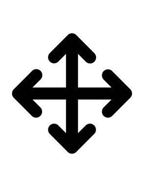 ok düz ikon vektör illüstrasyonu