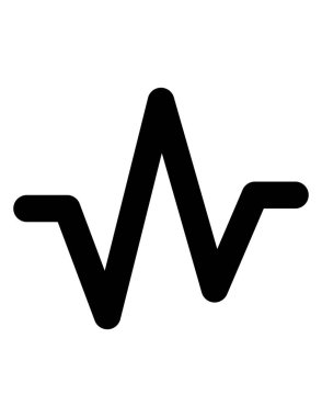 grafik çizgisi vektör simgesi