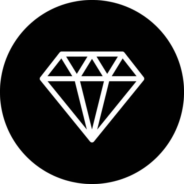 Diamond Vecotr Illustration Jewelry Concept — стоковый вектор
