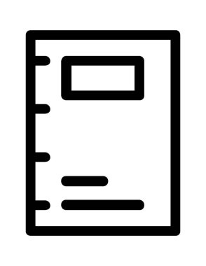 dosya belgesi düz simge vektör çizimi